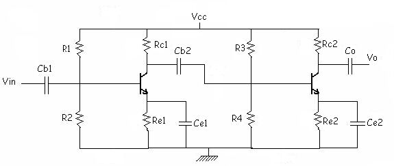 2 Stage Bjt Amplifier
